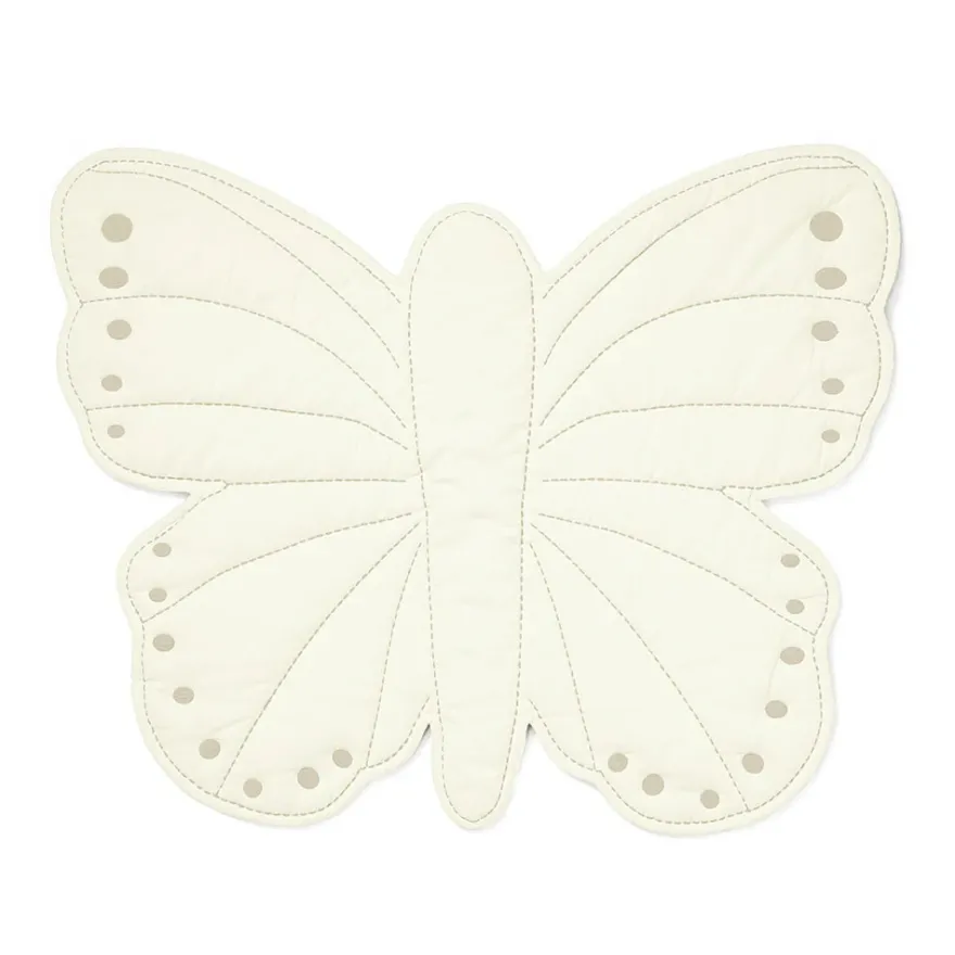 Fjäril lekmatta, Off-white