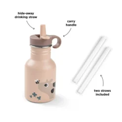 Flaska i rostfritt stål Tiny Farm Powder 350 ml