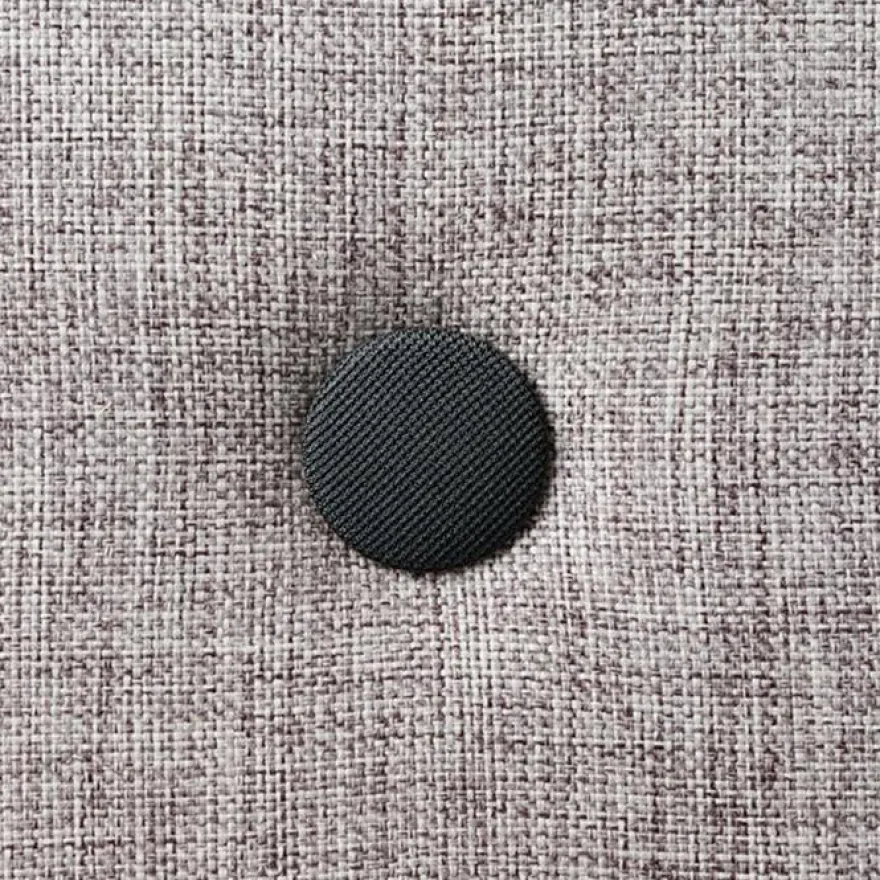 Fällbar madrass – 3 veck, ljusgrå/mörkgrå knapp