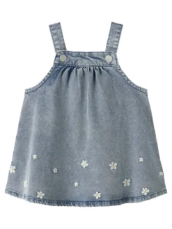 Flora Denim Klänning - Light Blue Denim