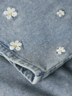Flora Denim Klänning - Light Blue Denim