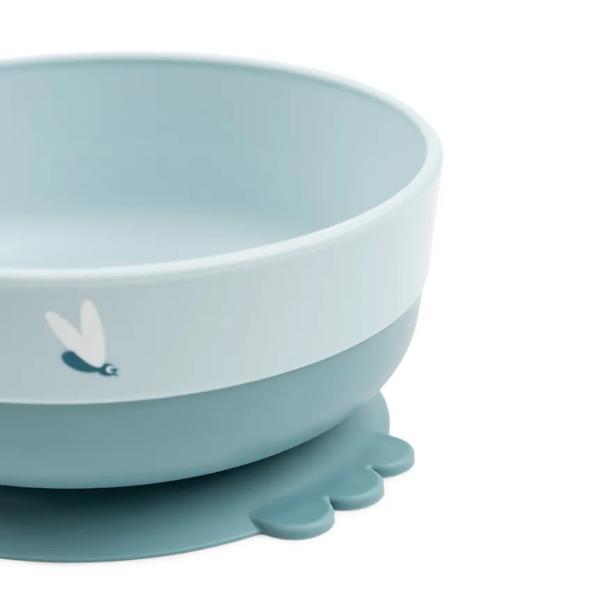 Foodie första matset med sugkopp Elphee Blue