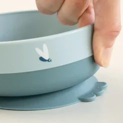 Foodie första matset med sugkopp Elphee Blue