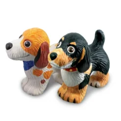 Form & Målning 3D Hundvalpar