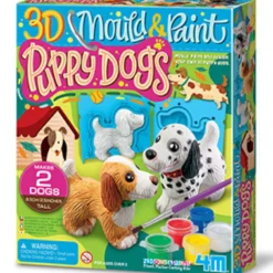 Form & Målning 3D Hundvalpar