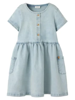 Frances Denim Klänning - Light Blue Denim