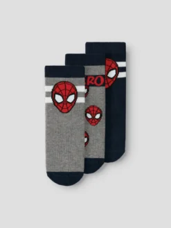 Franky Spiderman Strumpor 3-Pack - Navy Blazer