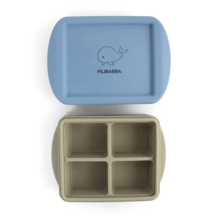 Frysfack för barnmat 4x65 ml - 2-pack - Ocean Mix
