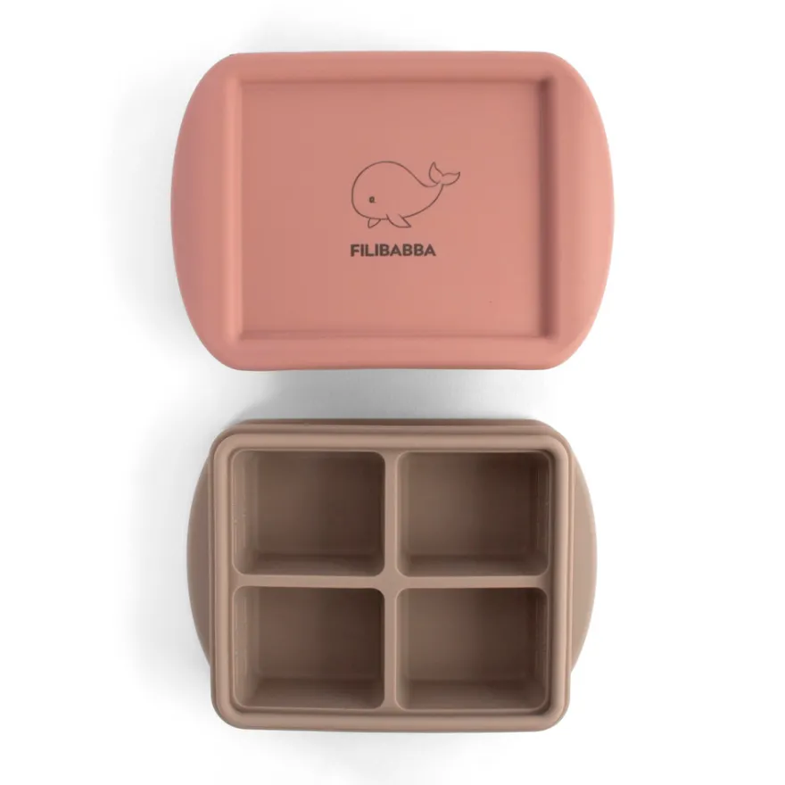 Frysfack för barnmat 4x65 ml - 2-pack - Rose Mix
