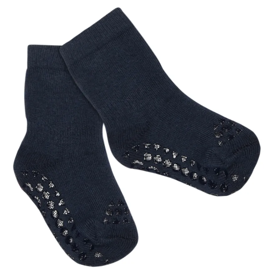 GoBabyGo Halkstrumpor Terry Bomull - Navy Blue
