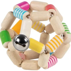 Goki Elastisk Boll m. Skallra & Bjällra
