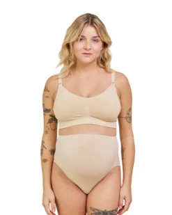 Graviditetstrosor Med Stöd - Beige