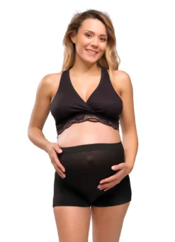 Gravid & Sjukhustrosor 2-Pack One Size - Svart