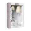 Grow and Flow Nappflaska Baby Silikon Set 150ml/270ml - Ivory
