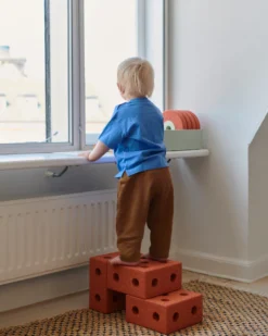 Gå-vagn 3-in-1 - Burnt Orange/Dusty Green