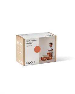 Gå-vagn 3-in-1 - Burnt Orange/Dusty Green