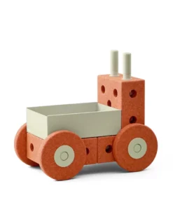 Gå-vagn 3-in-1 - Burnt Orange/Dusty Green