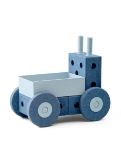 Gå-vagn 3-in-1 - Deep Blue/Sky Blue