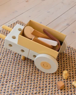 Gå-vagn 3-in-1 - Sand Grey/Honey Yellow