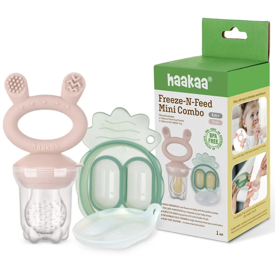 Haakaa Freeze-N-Feed Mini Kombi - Blush