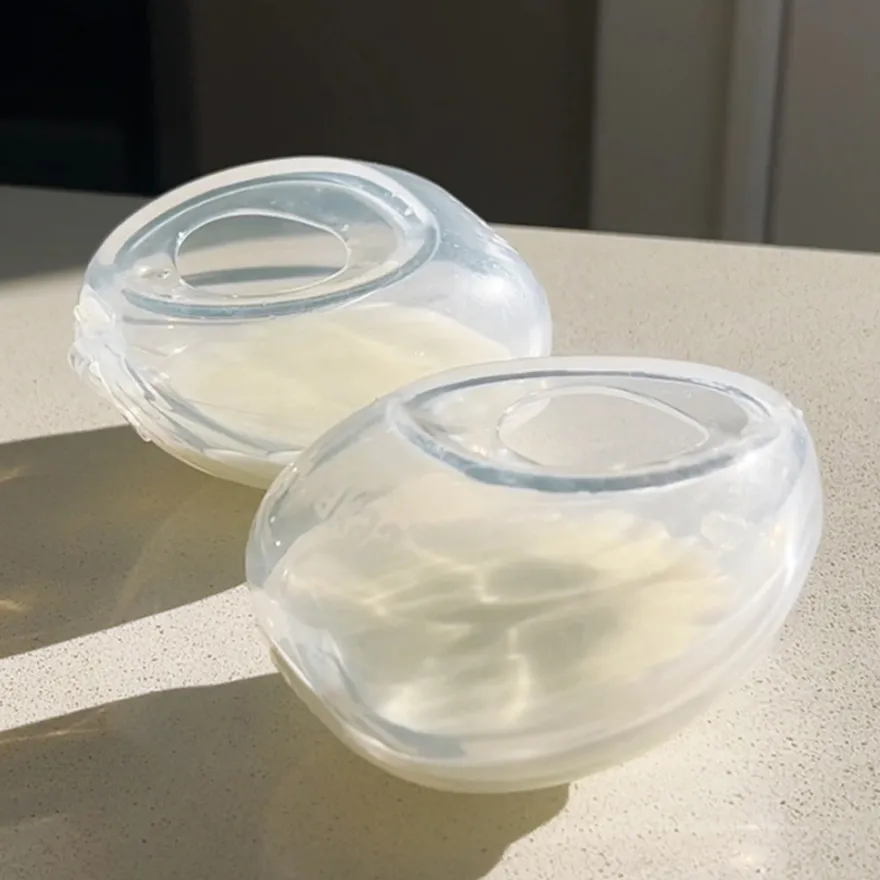Haakaa Shell Silikone Brystpumpe 75ml - 2-pak