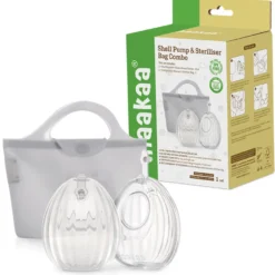 Haakaa Shell Silikone Brystpumpe 75ml - 2-pak