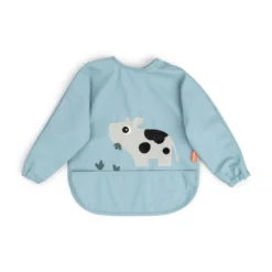 Haklapp med ärmar och ficka Tiny farm Blue