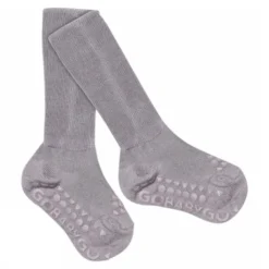 Halkfria strumpor – bambu - Lavender Gray