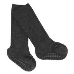 Halkstrumpor - Bambu - Dark Grey melange