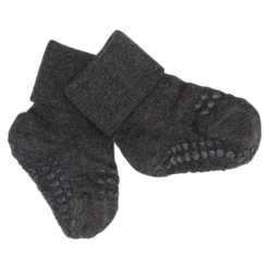 Halkstrumpor - Bambu - Dark Grey melange