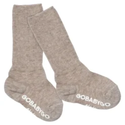 Halkstrumpor Bambu - Sand
