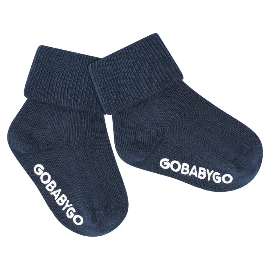 Halkstrumpor Bomull - Navy Blue