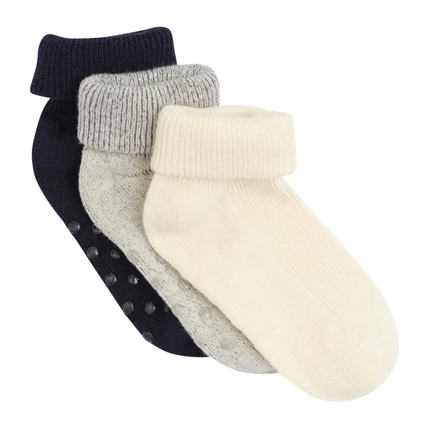Halkstrumpor med ABS 3-pack - Dark Navy