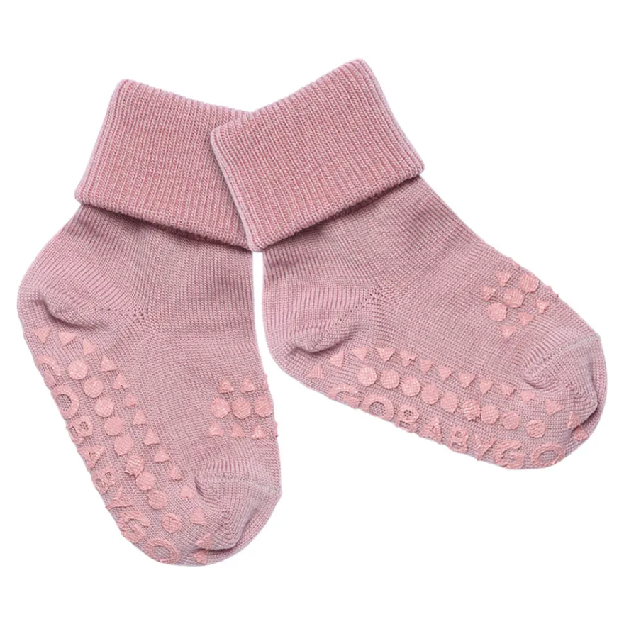 Halkstrumpor Merinoull - Rose Blush