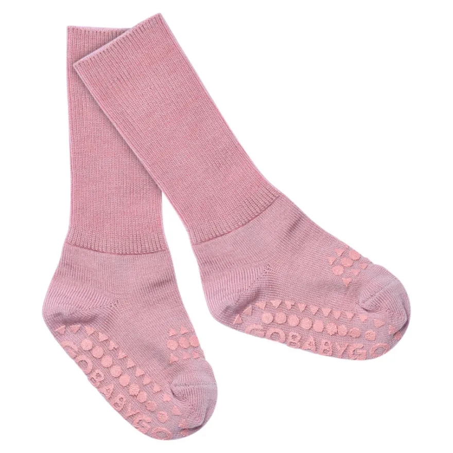 Halkstrumpor Merinoull - Rose Blush