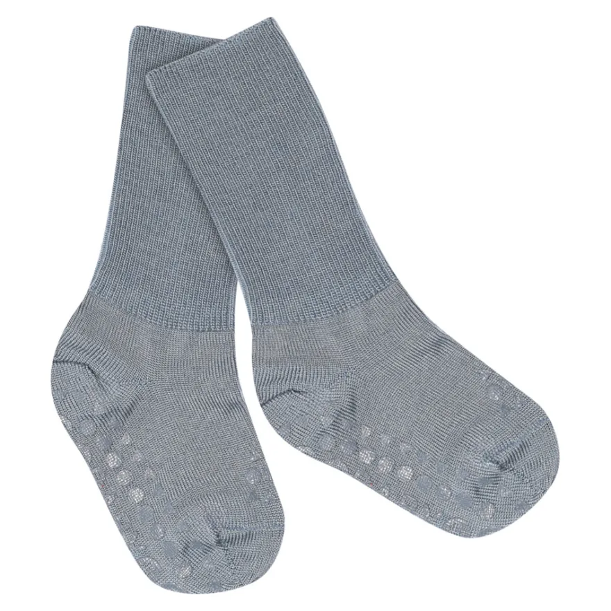 Halkstrumpor Merinoull - Stone Blue