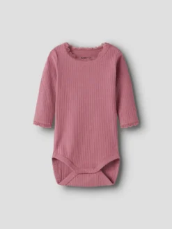 Hallie Långärmad Body - Mesa rose