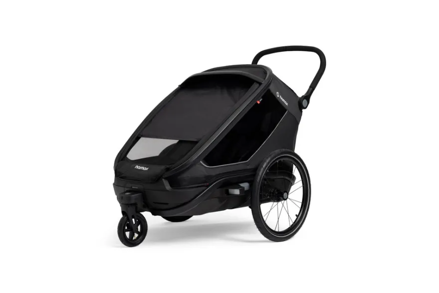 Hamax Outback Next Double Cykelvagn - Black