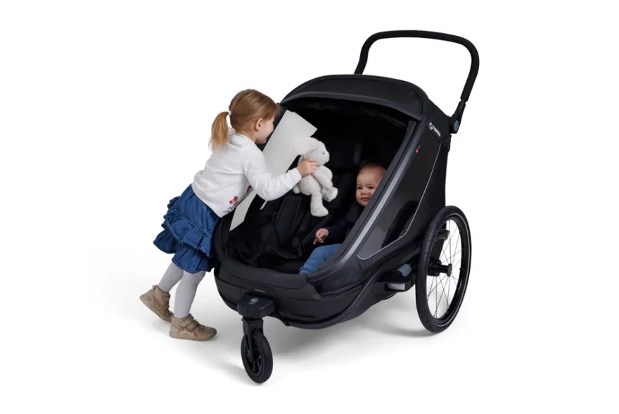 Hamax Outback Next Double Cykelvagn - Black