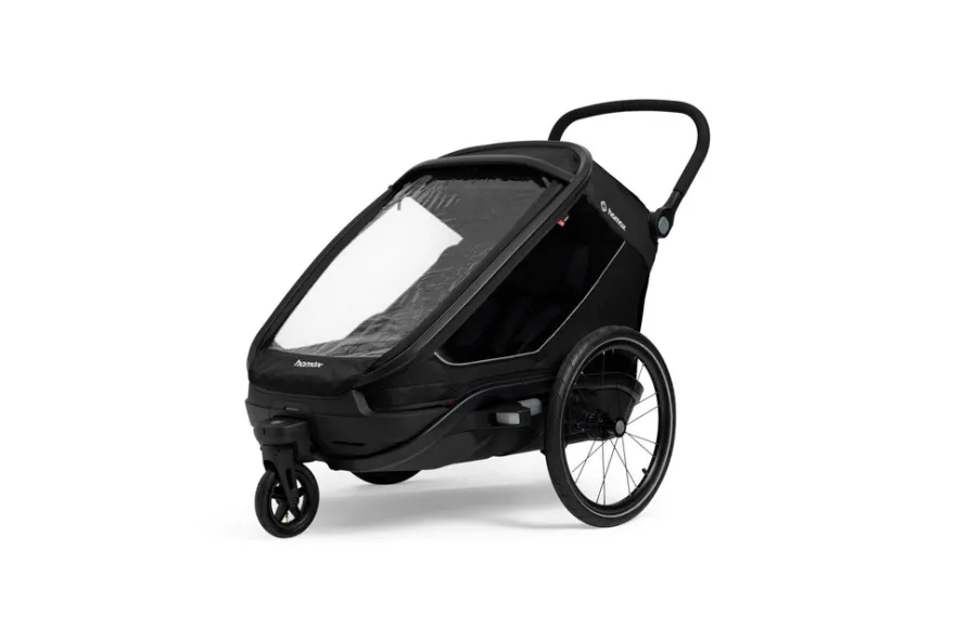 Hamax Outback Next Double Cykelvagn - Black