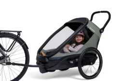 Hamax Outback Next Single Cykelvagn - Dusty Green