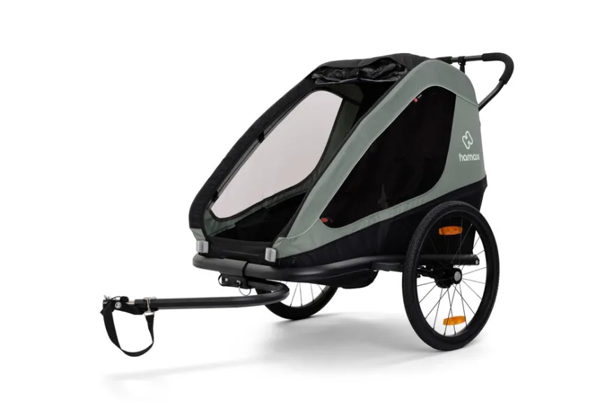 Hamax Traveller Cykelvagn - Khaki Green