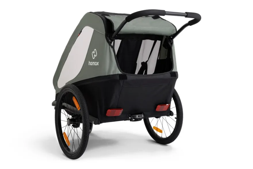 Hamax Traveller Cykelvagn - Khaki Green