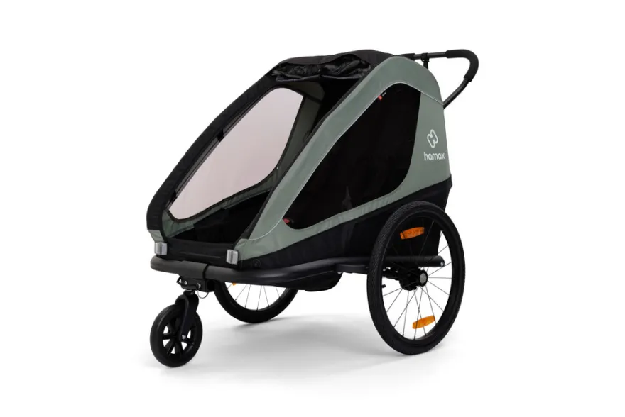 Hamax Traveller Cykelvagn - Khaki Green