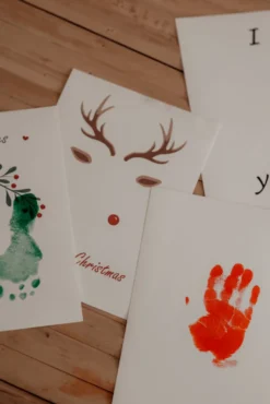 Hand- och fotavtryck 3-pack Jul