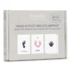 Hand- och fotavtryck 2-pack - Rosa/Svart