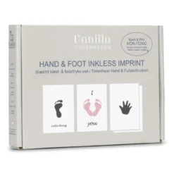 Hand- och fotavtryck 2-pack - Rosa/Svart