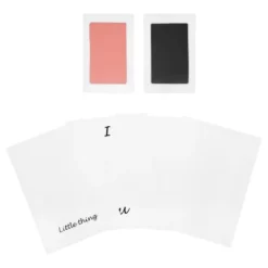 Hand- och fotavtryck 2-pack - Rosa/Svart