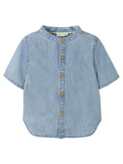 Hans Denim Skjorta - Light Blue Denim