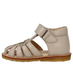 Hjertesandal med glitter - Sand/Champagne Glitter